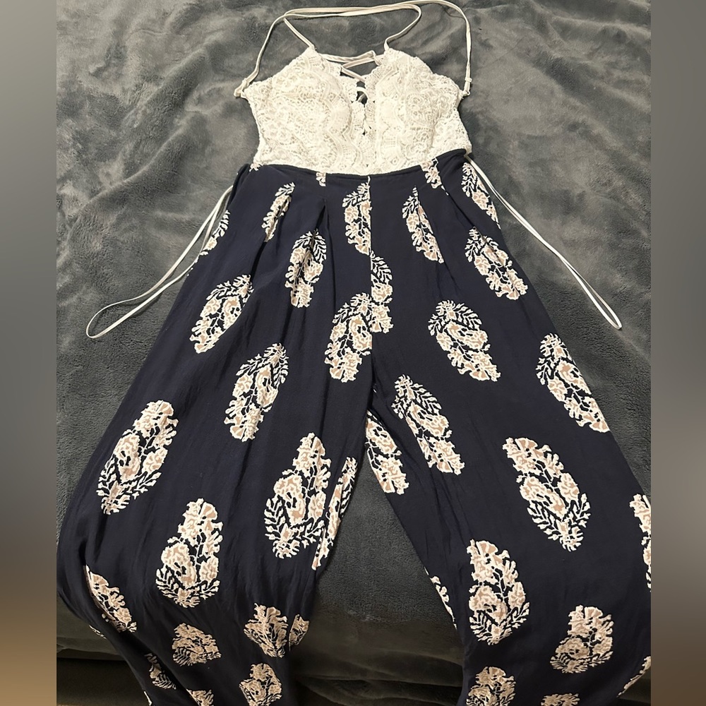Open Back Jumpsuit